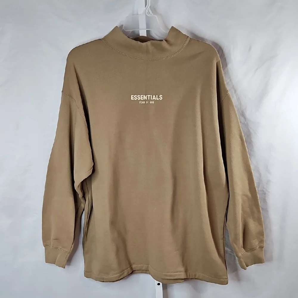 Essentials Fear Of God Mens Green Sweater Size Medium - Picture 2 of 6